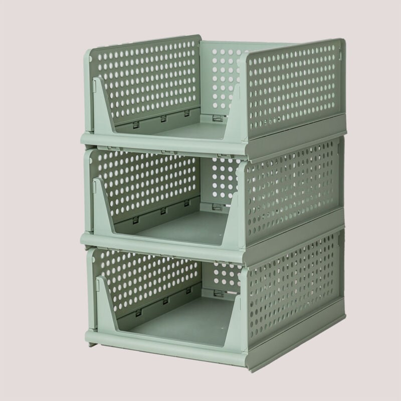 foto del prodotto sklum set di 3 organizer per abbigliamento evadin