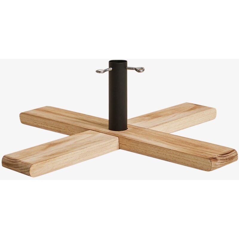 foto del prodotto sklum - supporto per albero di natale in legno di pino e ferro beluvo