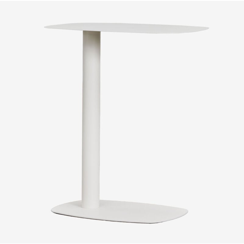 foto del prodotto sklum tavolino rettangolare da giardino 40x25 cm in acciaio inossidabile odelia