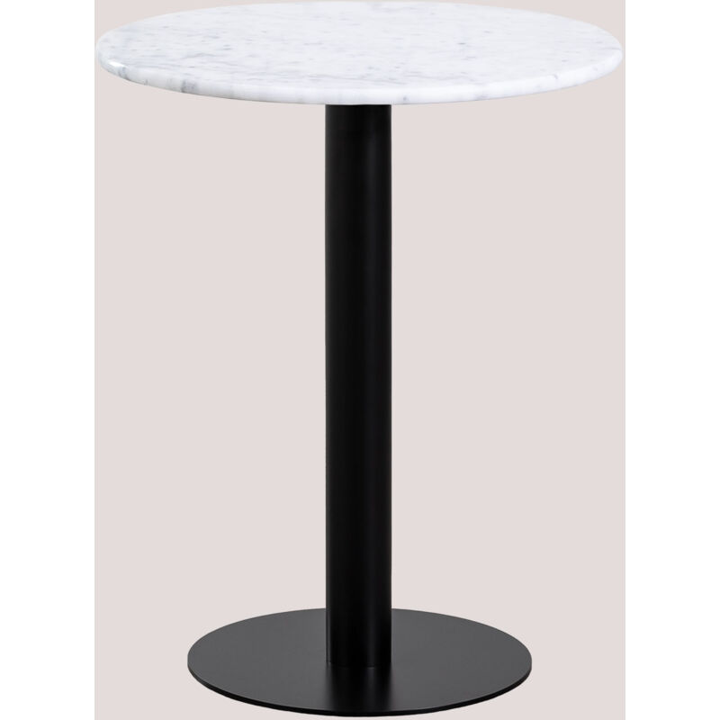 foto del prodotto sklum tavolo da bar rotondo in marmo 60 cm rocher