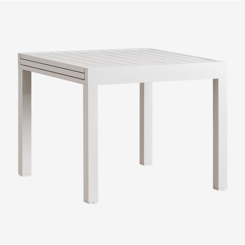 foto del prodotto sklum tavolo da giardino 90 180x90 cm allungabile alluminio starmi