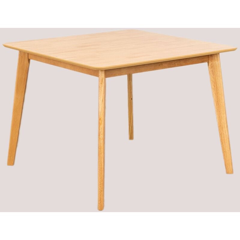 foto del prodotto sklum tavolo da pranzo quadrato in mdf 100x100 cm kerhen