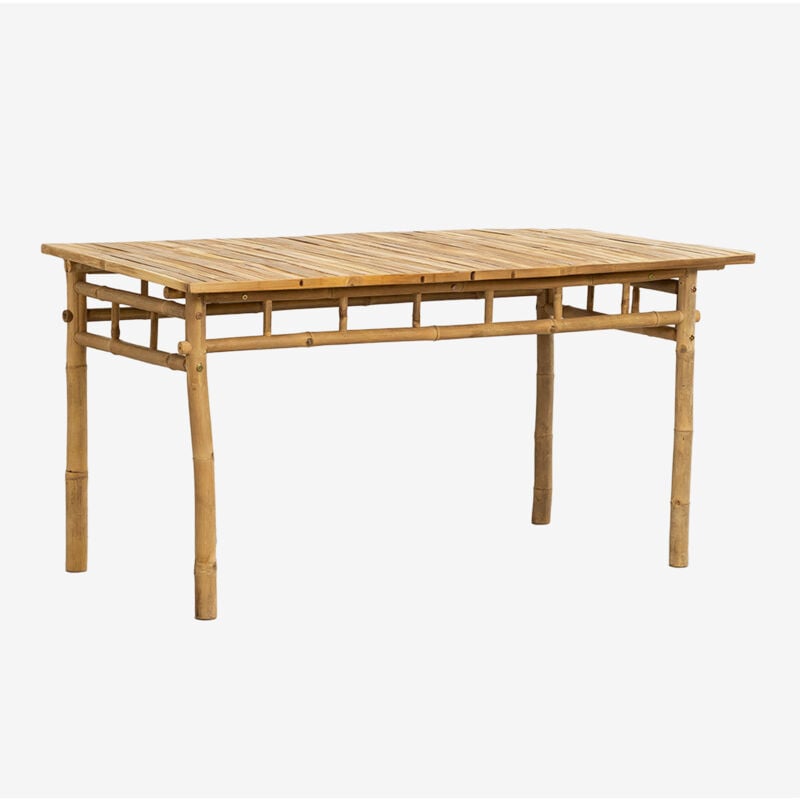 foto del prodotto sklum tavolo da pranzo rettangolare in bamb 150x80 cm marilin
