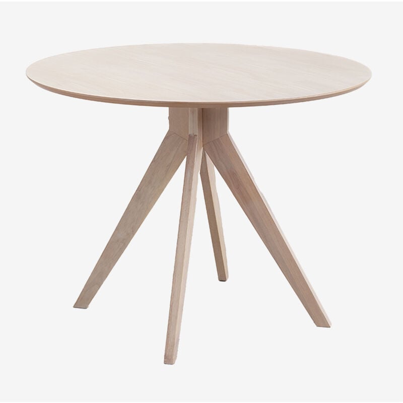 foto del prodotto sklum tavolo da pranzo rotondo 100 cm in legno sekiz