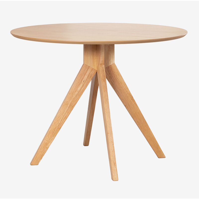 foto del prodotto sklum tavolo da pranzo rotondo 100 cm in legno sekiz