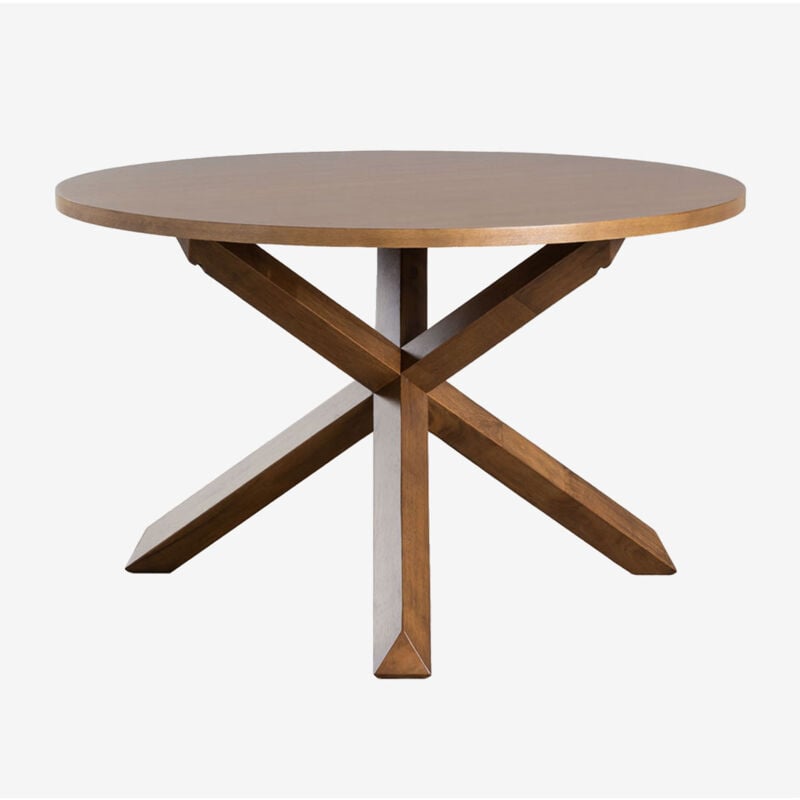foto del prodotto sklum tavolo da pranzo rotondo 120 cm in mdf e legno mieren