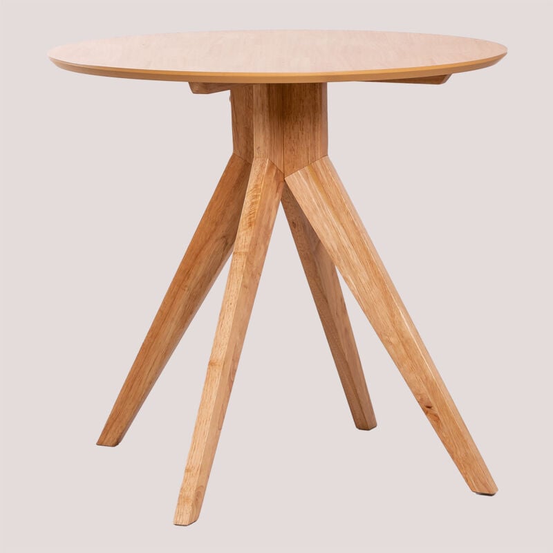 foto del prodotto sklum tavolo da pranzo rotondo in legno 80 cm sekiz