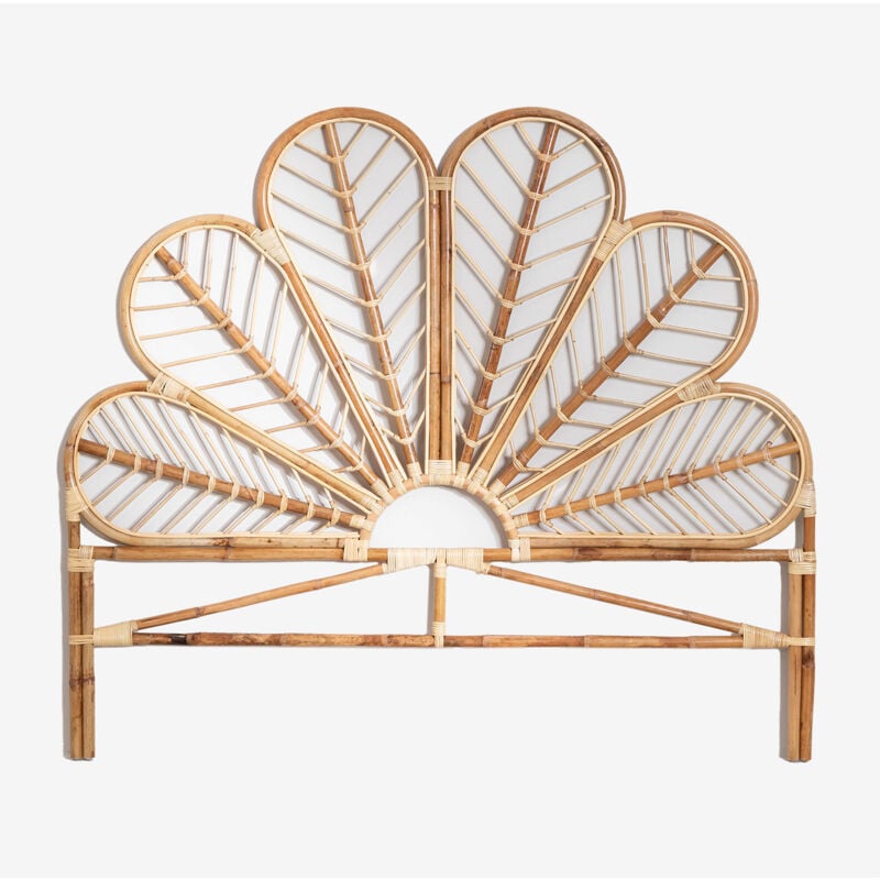 foto del prodotto sklum testiera per letto in rattan cobany da 150 cm 150 cm