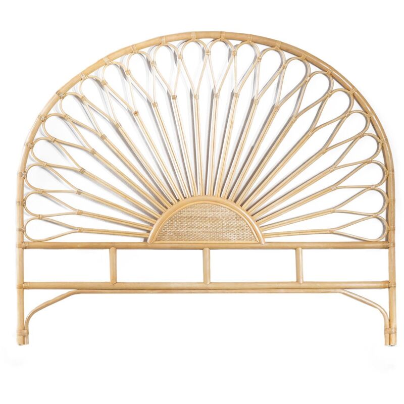 foto del prodotto sklum - testiera per letto matrimoniale in rattan nucdari 150 cm