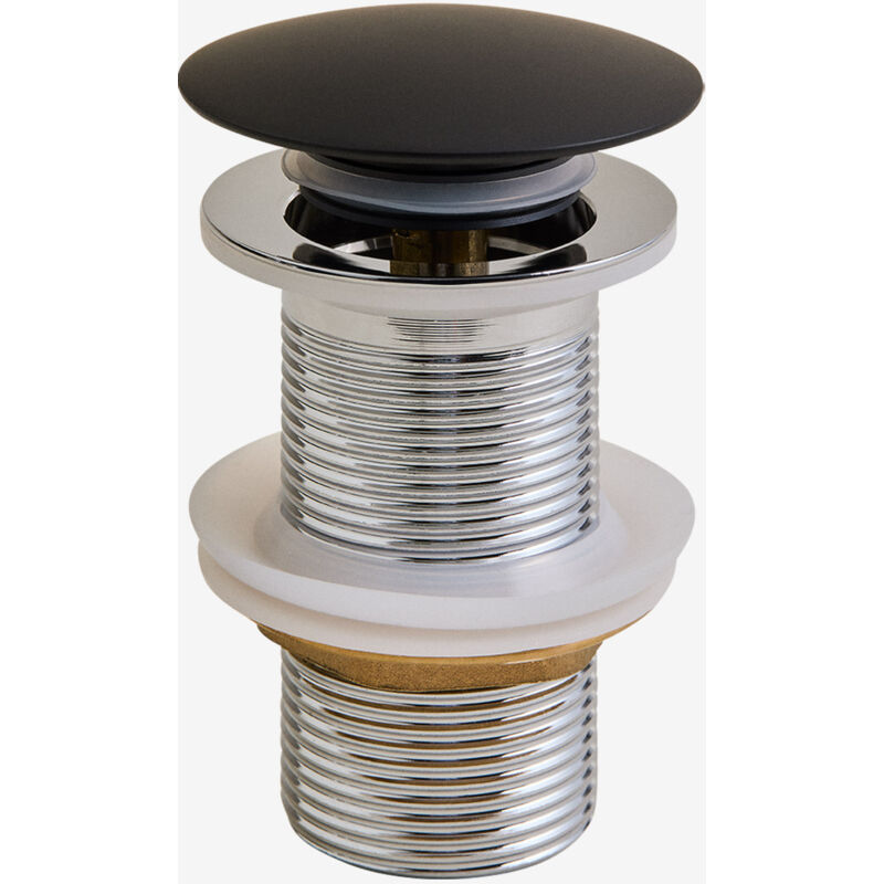 foto del prodotto sklum - valvola di scarico per lavello orveta click-clack in acciaio inox e ottone