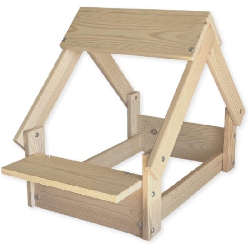foto del prodotto skraut home nicchia interna per cani colore naturale letto in legno naturale fsc per cani e gatti piccoli e medi casa per animali 2 supporti