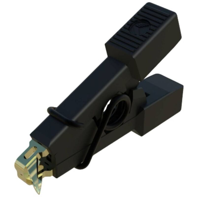 foto del prodotto sks hirschmann micro smd clip 1 morsetto a coccodrillo connettore 0,64 mm ohne messkategorie nero