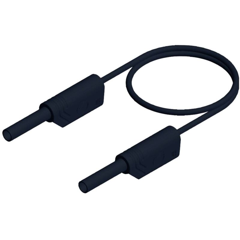 foto del prodotto sks hirschmann mvl s 25 1 au puntali di sicurezza spina a banana 2 mm spina a banana 2 mm 25.00 cm nero 1 pz.