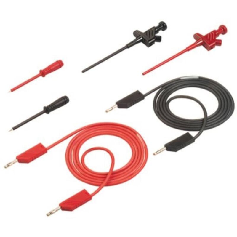 foto del prodotto sks hirschmann pms 4 co kit puntali spina a banana 4 mm spina a banana 4 mm 1.00 m nero, rosso 1 kit