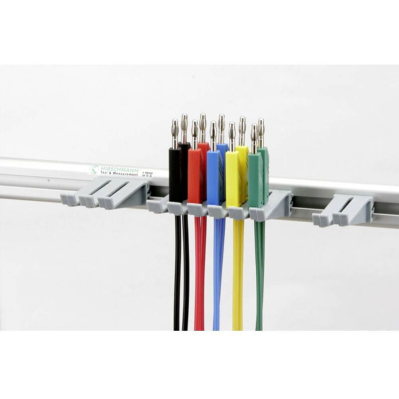 foto del prodotto sks hirschmann pms 4 lmlh kit puntali spina a banana 4 mm spina a banana 4 mm 1.00 m nero, rosso, blu, giallo, verde 1