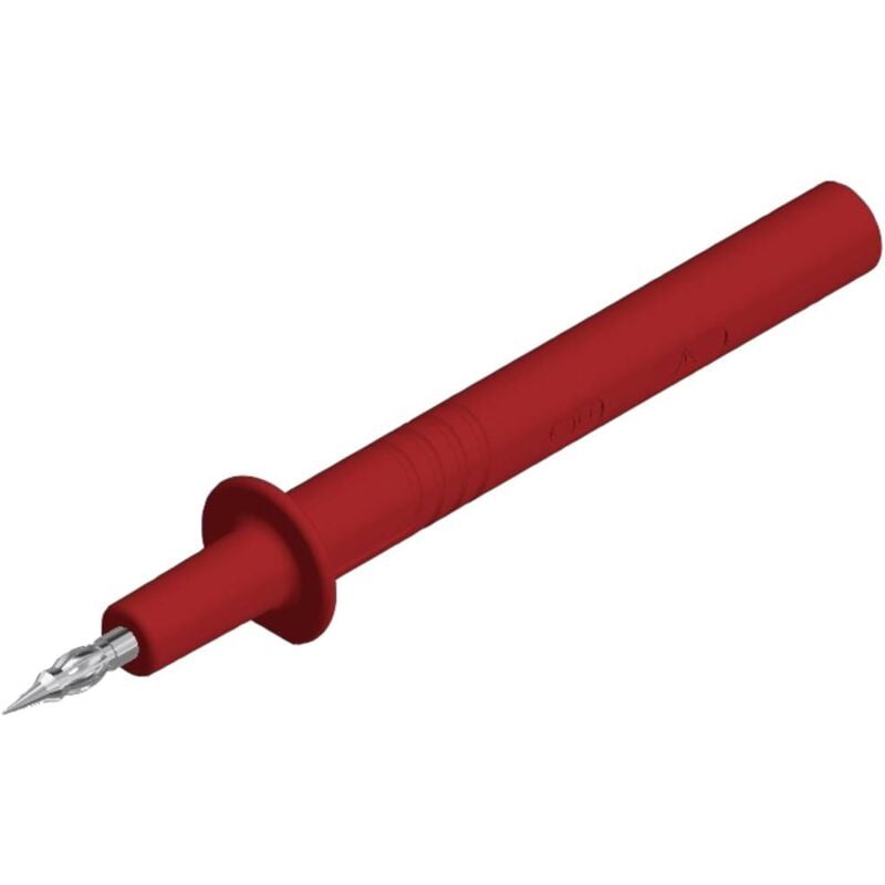 foto del prodotto sks hirschmann pruef 3 rt sonda connettore 4 mm ohne messkategorie rosso 1 pz.