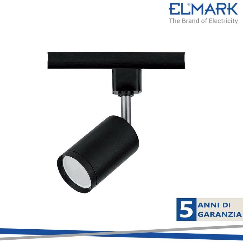 foto del prodotto sky tl2032 proiettore per sistema a binario gu10 2 linee d55x84x162 nero