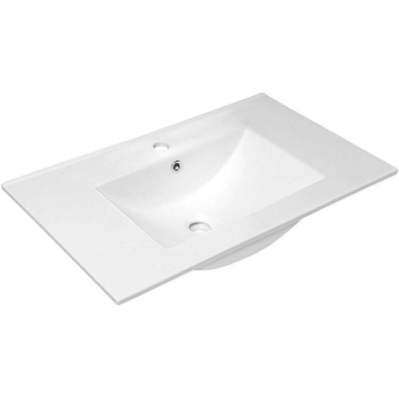 foto del prodotto slim lavabo da mobile slim, 75x46 cm, bianco 1601 75 sapho