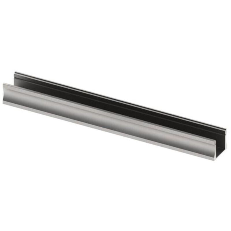foto del prodotto slimline 15 mm anodizzato argento profilo led in alluminio 2 m