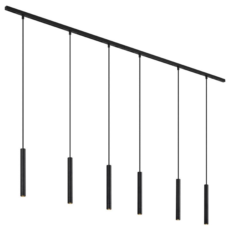 foto del prodotto slimline keno moderno alluminio,metallo max. 6 x watt qazqa