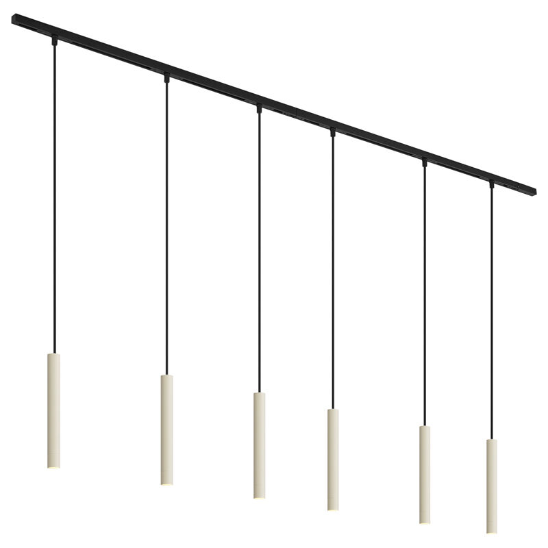 foto del prodotto slimline keno moderno alluminio,metallo nero max. 6 x watt qazqa