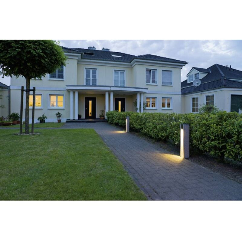 foto del prodotto slv 231440 arrock slot lampada da terra per esterni led monocolore gu10 4 w grigio granito opaco 