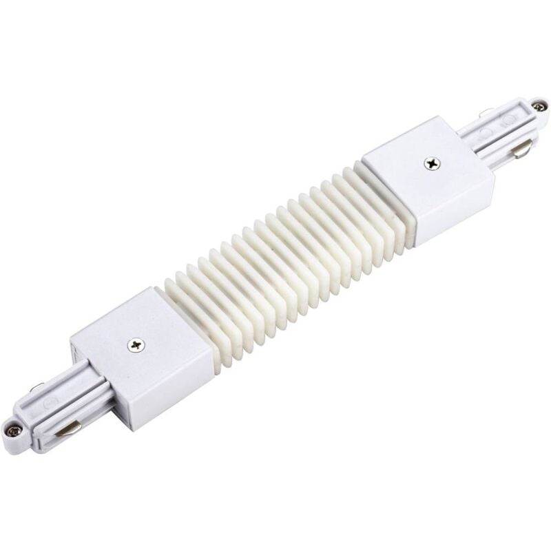 foto del prodotto slv componente per sistema su binario ad alta tensione connettore flessibile monofase 143111 bianco