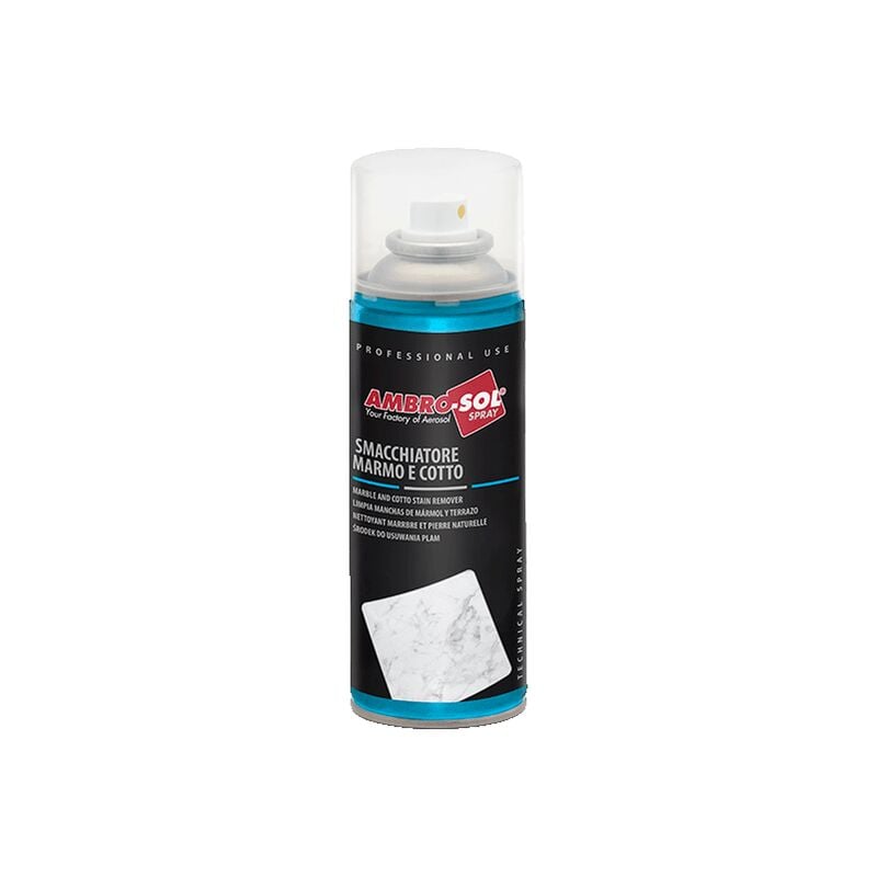 foto del prodotto smacchiatore per marmo, cotto, travertino, pietre naturali ambro sol spray 200 ml