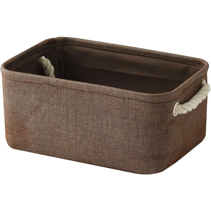 foto del prodotto small storage basket dog toy storage basket fabric basket canvas storage bin