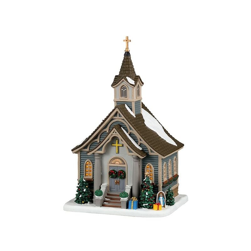 foto del prodotto small town church con alimentatore cod. 35066