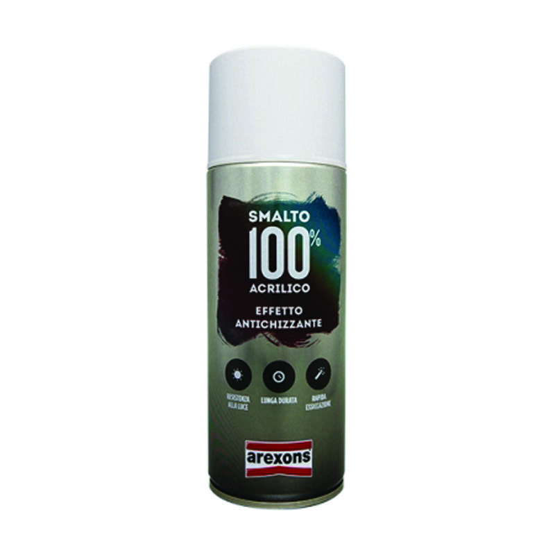 foto del prodotto smalto 100 acrilico antichizzante spray ml.400 antichizzante grafite 3721 
