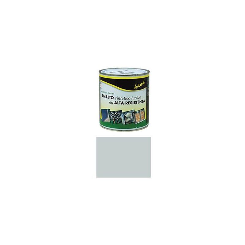 foto del prodotto smalto a solvente hand grigio argento ral 7001 ml 750