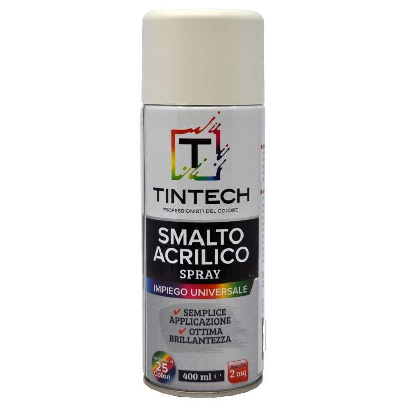 foto del prodotto smalto acrilico bianco lucido 400 ml