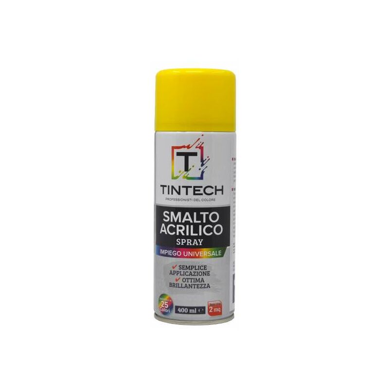 foto del prodotto smalto acrilico giallo cadmio 400 ml