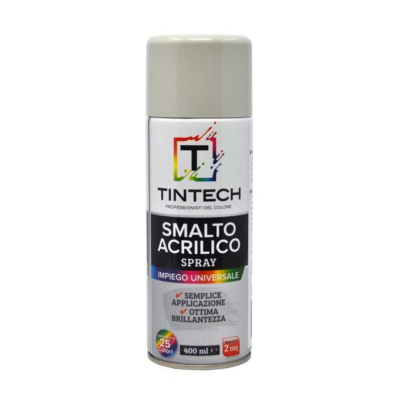 foto del prodotto smalto acrilico grigio chiaro 400 ml