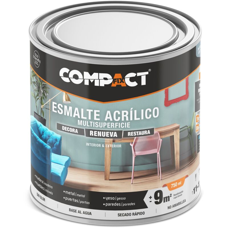 foto del prodotto smalto acrilico opaco 750ml bianco