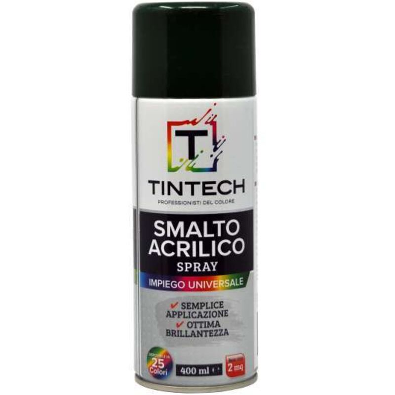 foto del prodotto smalto acrilico verde muschio 400 ml