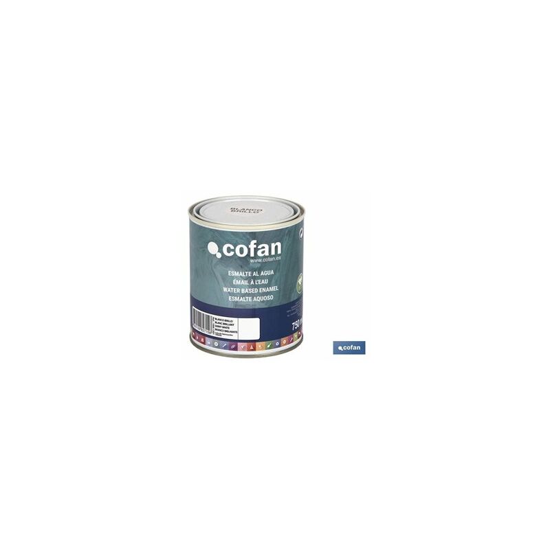 foto del prodotto smalto all acqua 750 ml bianco lucido