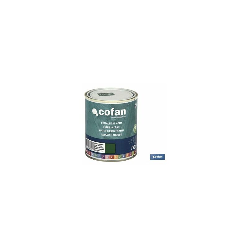foto del prodotto smalto all acqua 750 ml verde prateria lucido