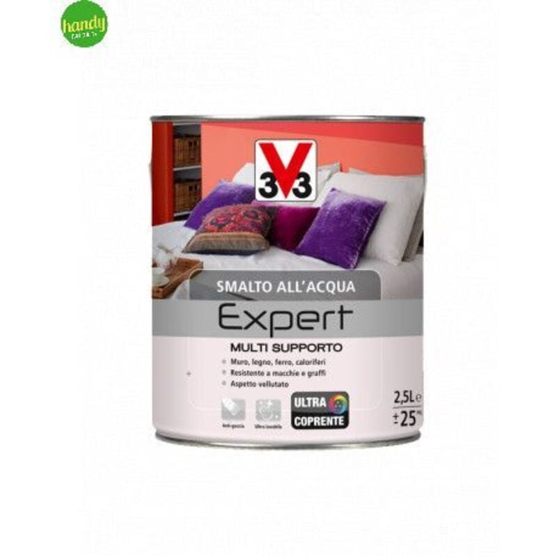 foto del prodotto smalto all'acqua expert multisupporto marrone testa di moro 2,5l - v33