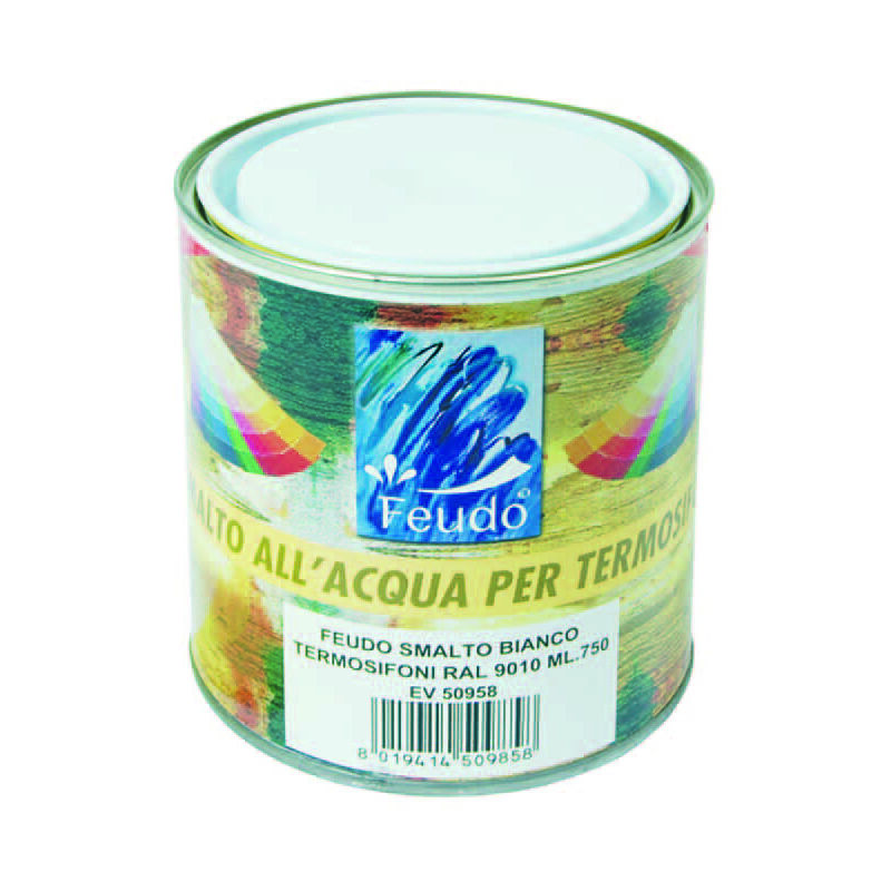 foto del prodotto smalto all acqua per termosifoni termo lack ml.750 bianco ral 9010