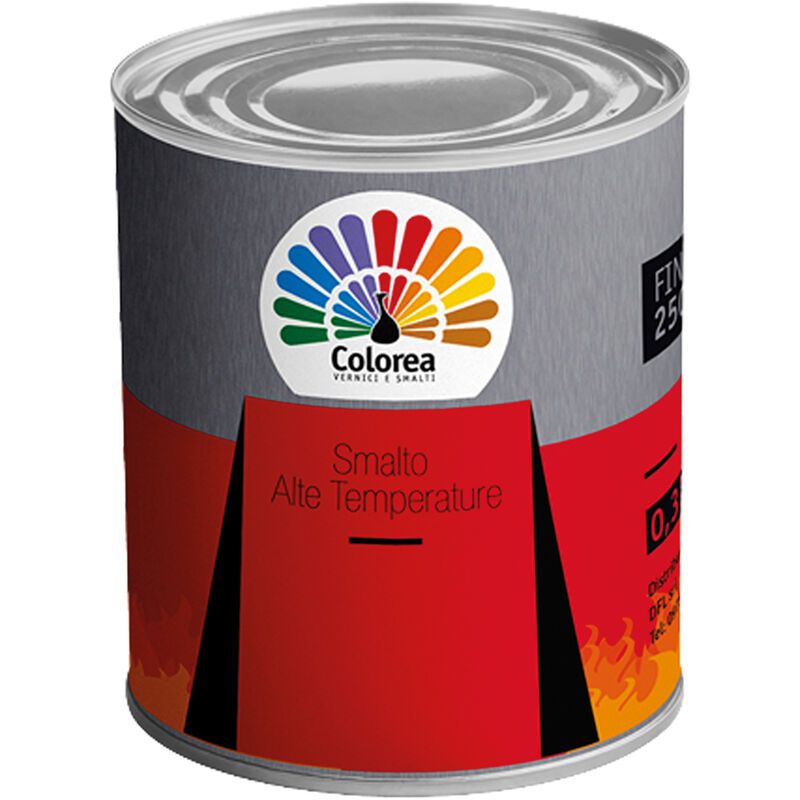 immagine 0 del prodotto smalto alta temperatura colorea lt. 0,125 alluminio