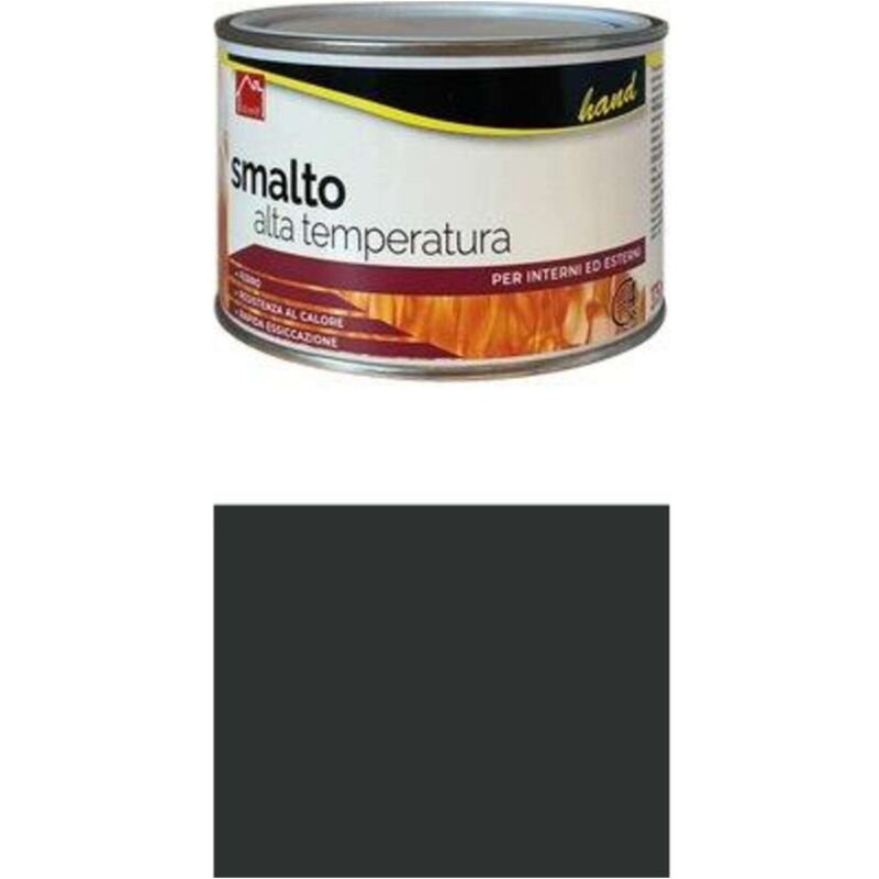 foto del prodotto smalto alta temperatura nero ml 375 6 pezzi