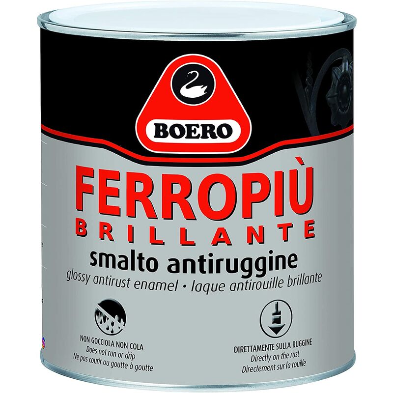 foto del prodotto smalto antiruggine ferropiu brillante boero ml 750 boero giallo girasole