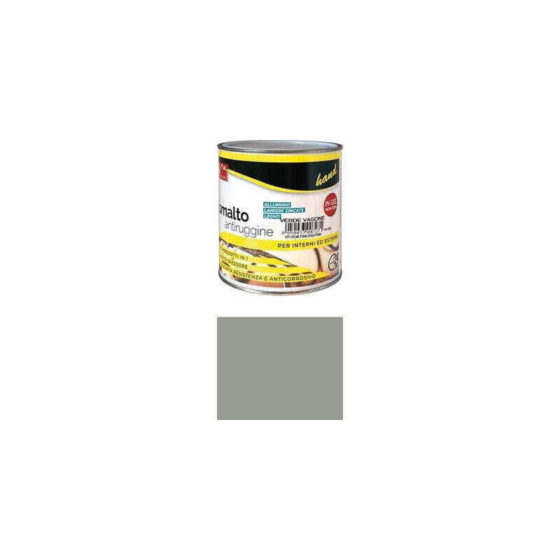 foto del prodotto smalto antiruggine hand grigio argento ml 750