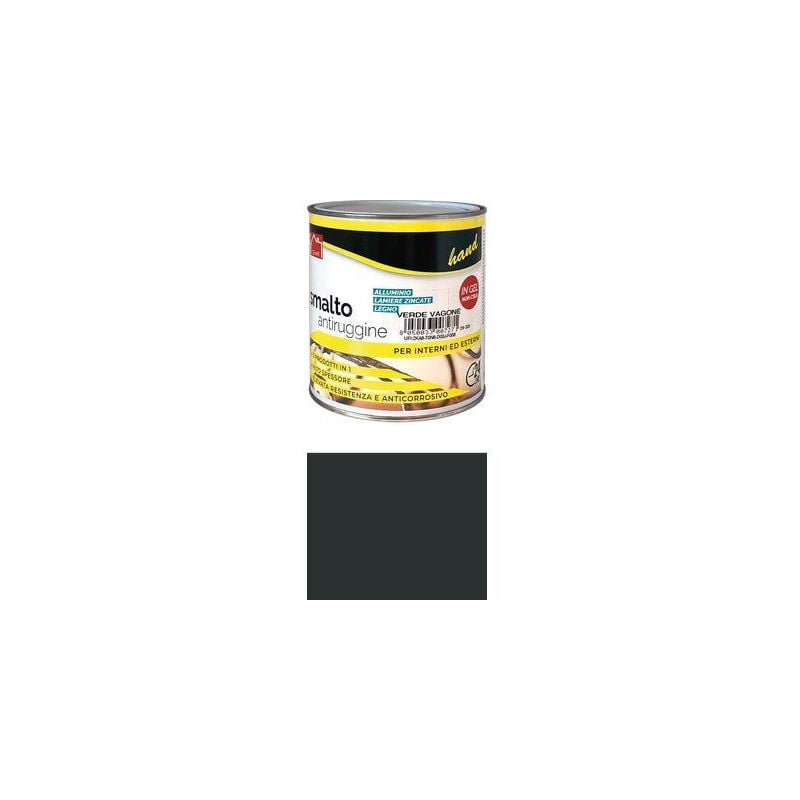foto del prodotto smalto antiruggine hand nero opaco ml 750