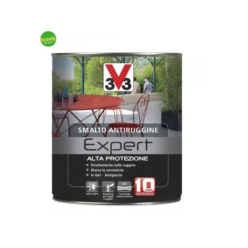 foto del prodotto smalto antiruggine v33 expert lt 0,50 marrone