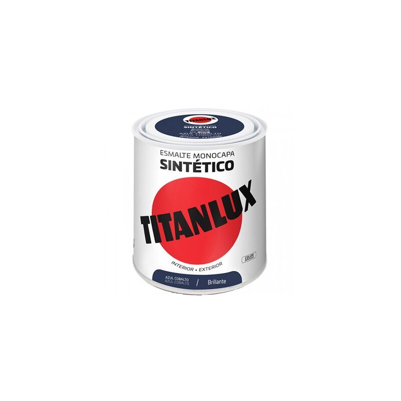foto del prodotto smalto blu cobalto 250ml 542 titan lux