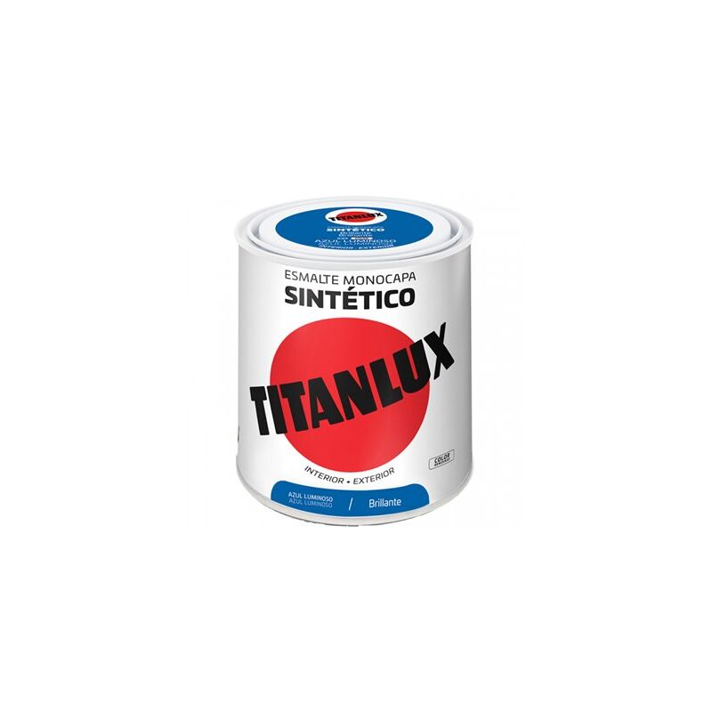 foto del prodotto smalto blu luminoso 250ml 539 titan lux