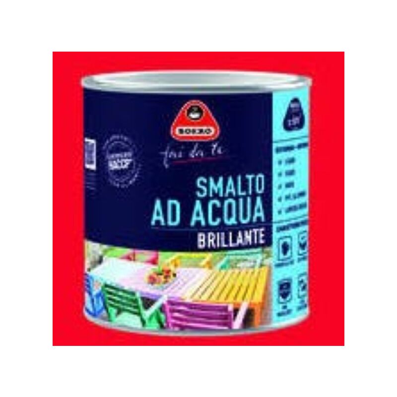 foto del prodotto smalto brillante acqua rosso ciliegia 0,5 litri boero